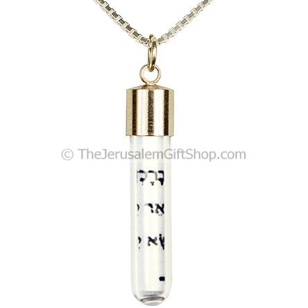 Aaronic Blessing Scroll Pendant