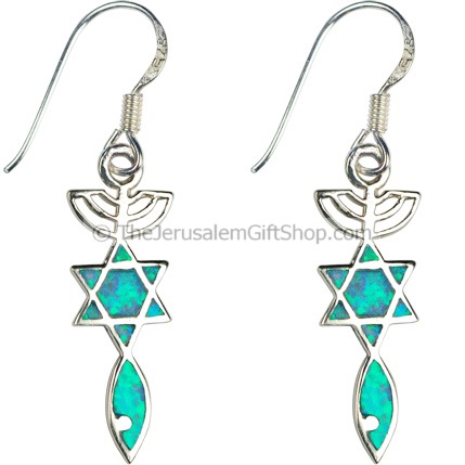 Grafted in Opal Earrings