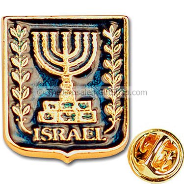 Lapel Pin Israel Menorah