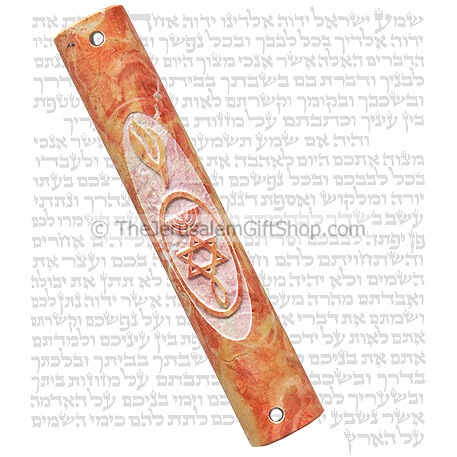 Jerusalem Stone - Grafted In Mezuzah