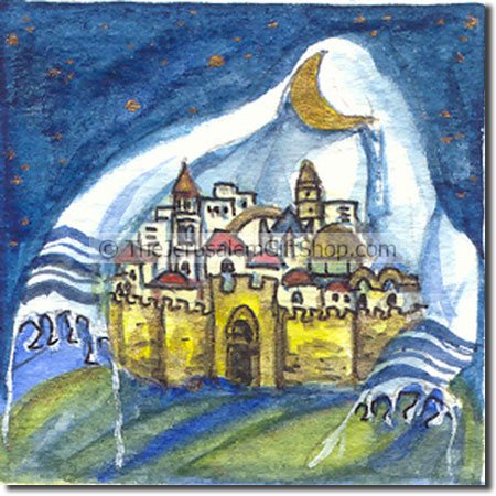 Tallit over Jerusalem