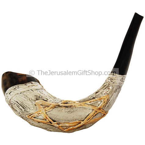 Silver Shofar Magen David