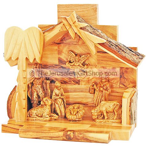 Nativity Scene - Olive Wood Bethlehem