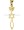 14 carat Gold Messianic Seal of Jerusalem Pendant