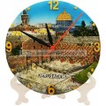 Israeli Souvenir 3D Jerusalem Western Wall Clock