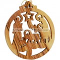 Christmas Tree Decoration from Bethlehem featuring Jesus in the manger with Joseph and Mary