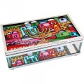 Glass Trinket Box Jerusalem Menorah