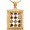 Decorated Frame Gold Fill Hoshen Pendant