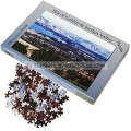 A beautiful picturesque scene of The Sea of Galilee and Jordan Valley formed into a 500 piece Jigsaw