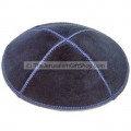 Suede Blue Kippa