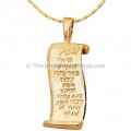 Gold filled Aaronic Blessing Pendant