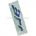 Jerusalem Glass Mezuzah - Shaddai