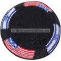 Israel USA Flag Kippah - Yarmulke made in the Holy Land