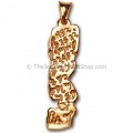 Aaronic Blessing Pendant - gold plated silver
