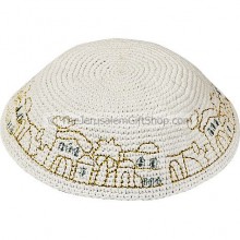 Jerusalem Panorama Kippa
