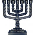 Twelve Tribes of Israel Holyland Menorah