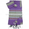 Gabrieli Cotton Tallit - Purple