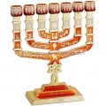 Grafted In Menorah - Enameled