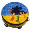 Handpainted Miriam Tambourine