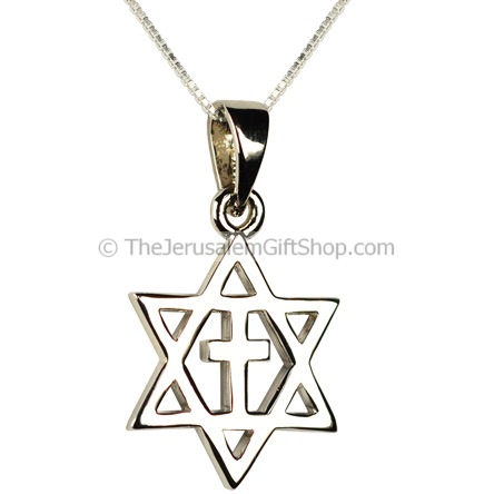 Star of David with Cross Pendant