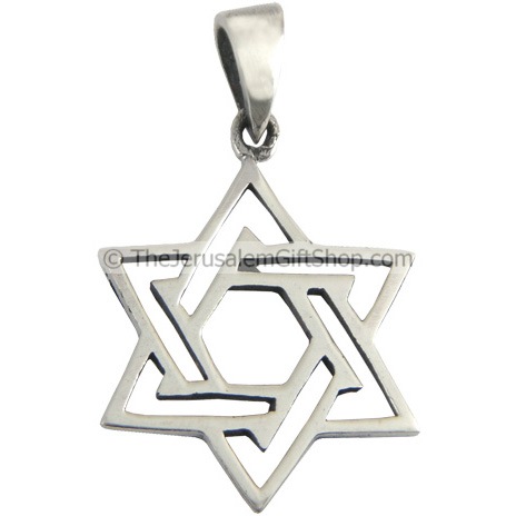 Star of David - pattern pendant