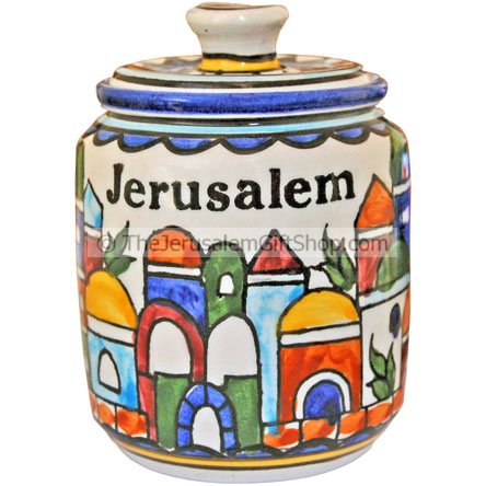 Jerusalem Sugar Pot