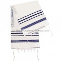 Beautifully tailored classic style Prayer Shawl - Tallit - Blue and Silver