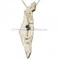 State of Israel with Sapphire marking Jerusalem