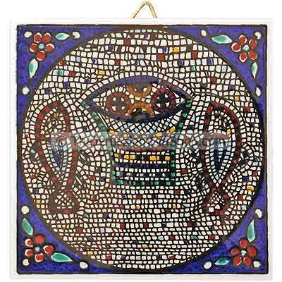 Wall Tile - Tabgha loaves and the fishes