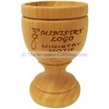 Personalized Olive Wood Cups for Church Ministry