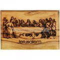 Olive Wood Magnet - The Last Supper
