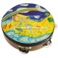 Handpainted Noah's Ark Tambourine