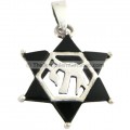 Star of David with Chai - CZ stones