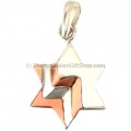 Copper and Silver Star David