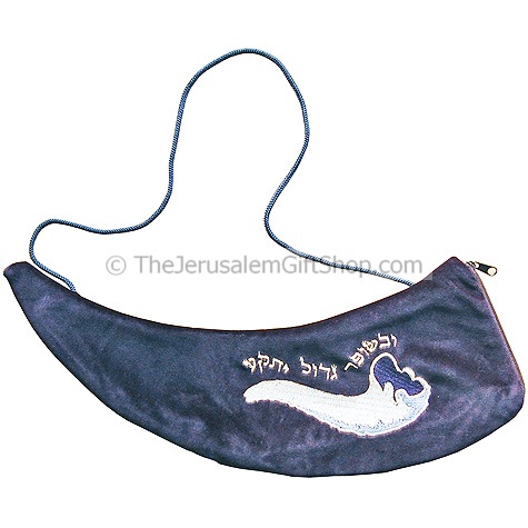Velvet Shofar Bag for Rams Horn