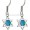Star of David Opal earrings