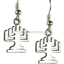 Menorah Earrings
