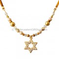Edita Designs - Star of David Crystal Beads Necklace