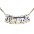 Jerusalem Necklace - Silver with Swarovski Crystals