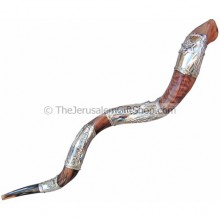 Silver Jumbo Yemenite Shofar