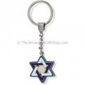 Keychain - Metal Star of David