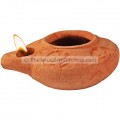 Clay Oil Lamp - Samaria - replica