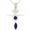 Grafted In Lapis Stone Pendant