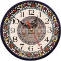 Jerusalem Made Armenian Ceramic Tabgha Wall Clock