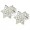 Star of David Zircon Stud earrings