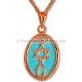 grafted pendant turquoise