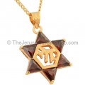 Stunning Gold Fill Star of David with a 'Chai' Pendant
