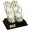 Silver Hands Jerusalem Business Card Holder