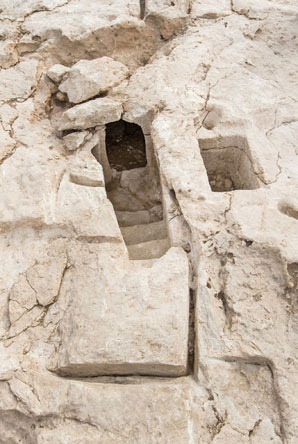 The ritual baths discovered. Photo: Assaf Peretz, courtesy of the Israel Antiquities Authority.