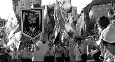 Pilgrims at the Feast of Tabernacles - Jerusalem